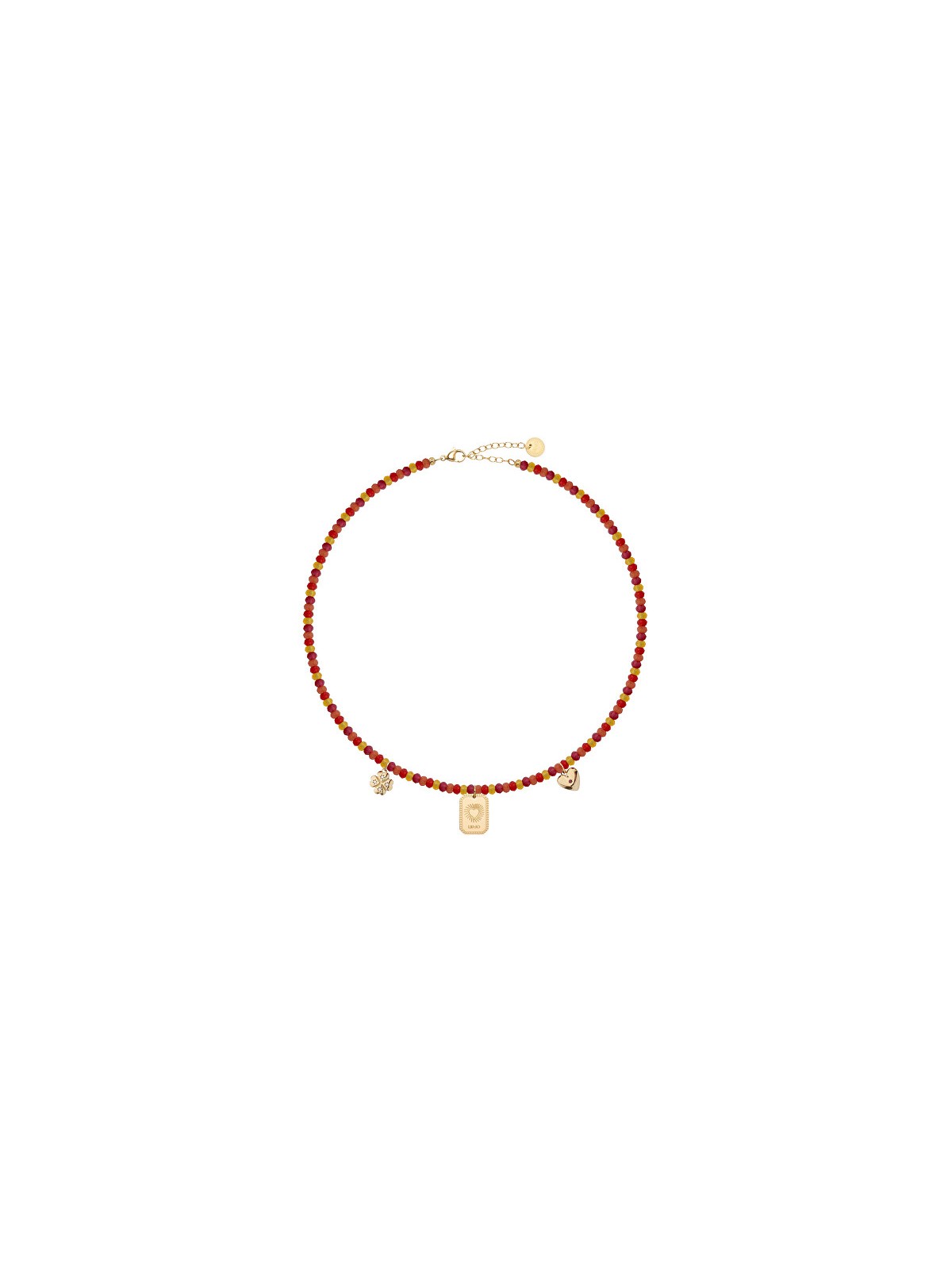 Liu Jo Collana di perline colorate in acciaio Icones LJ3155 donna