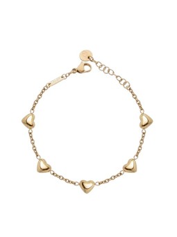 Liu Jo Bracciale a catena con cuore placcato oro Icones LJ3192 donna