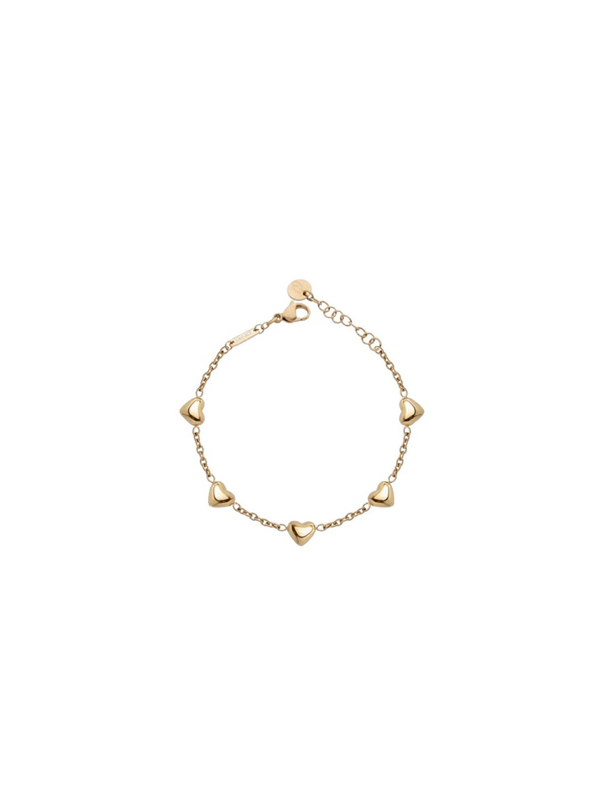 Liu Jo Bracciale a catena con cuore placcato oro Icones LJ3192 donna