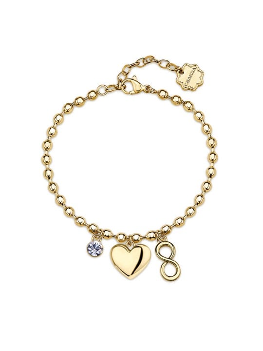 Brosway Bracciale a sfere placcato oro con ciondoli Chakra BHKLE06 donna