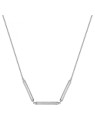 Rosato Collana in argento con zirconi Bianca RZBI10 donna