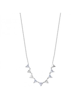 Rosato Incantevole collana in argento con zirconi Vittoria RZVT01 donna
