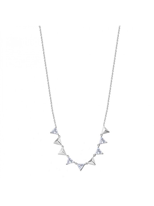 Rosato Incantevole collana in argento con zirconi Vittoria RZVT01 donna