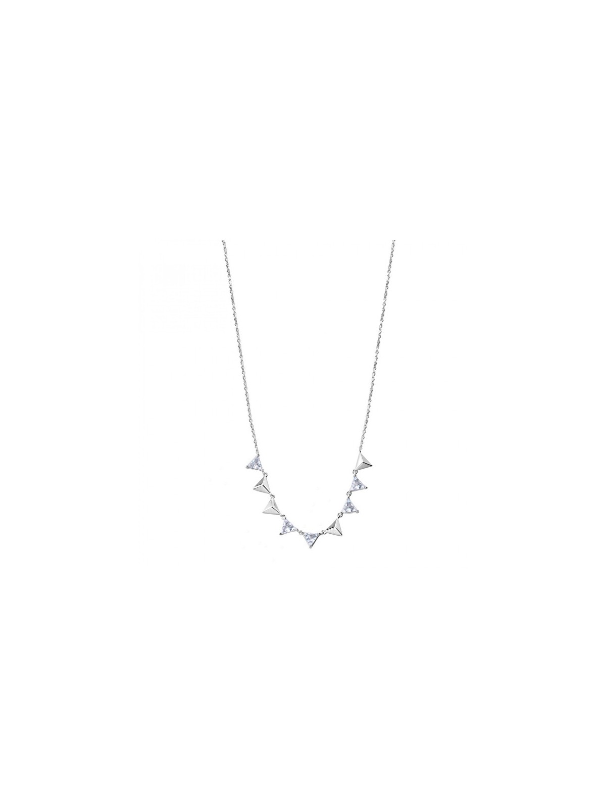 Rosato Incantevole collana in argento con zirconi Vittoria RZVT01 donna