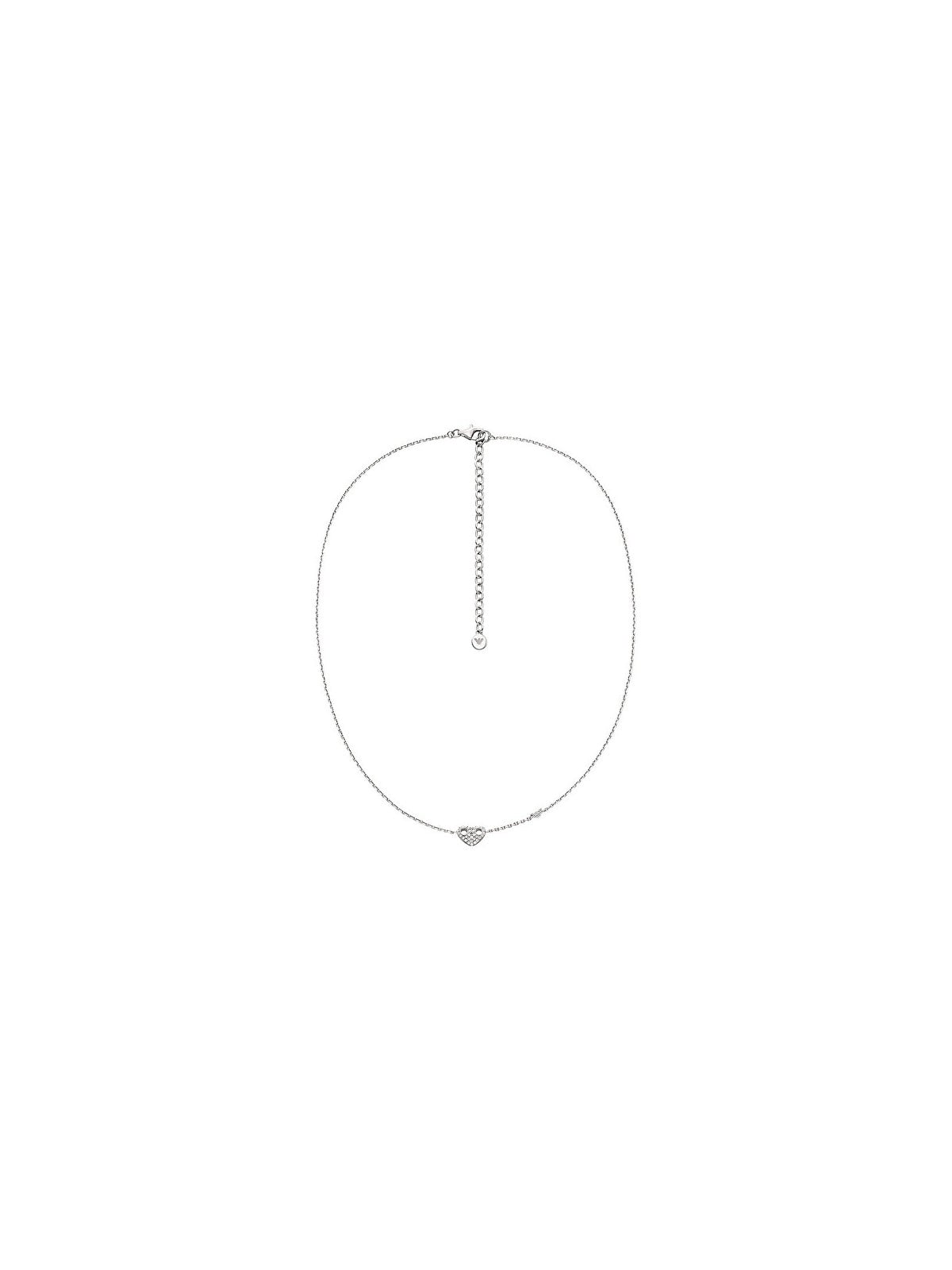 Emporio Armani Incantevole collana a forma di cuore con zirconi EG3646040 donna