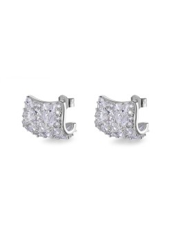 Rosato Orecchini originali in argento con zirconi cubici Gemma RZGE44 donna