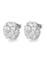 Rosato Orecchini a lobo in argento con zirconi cubici Gemma RZGE42 donna
