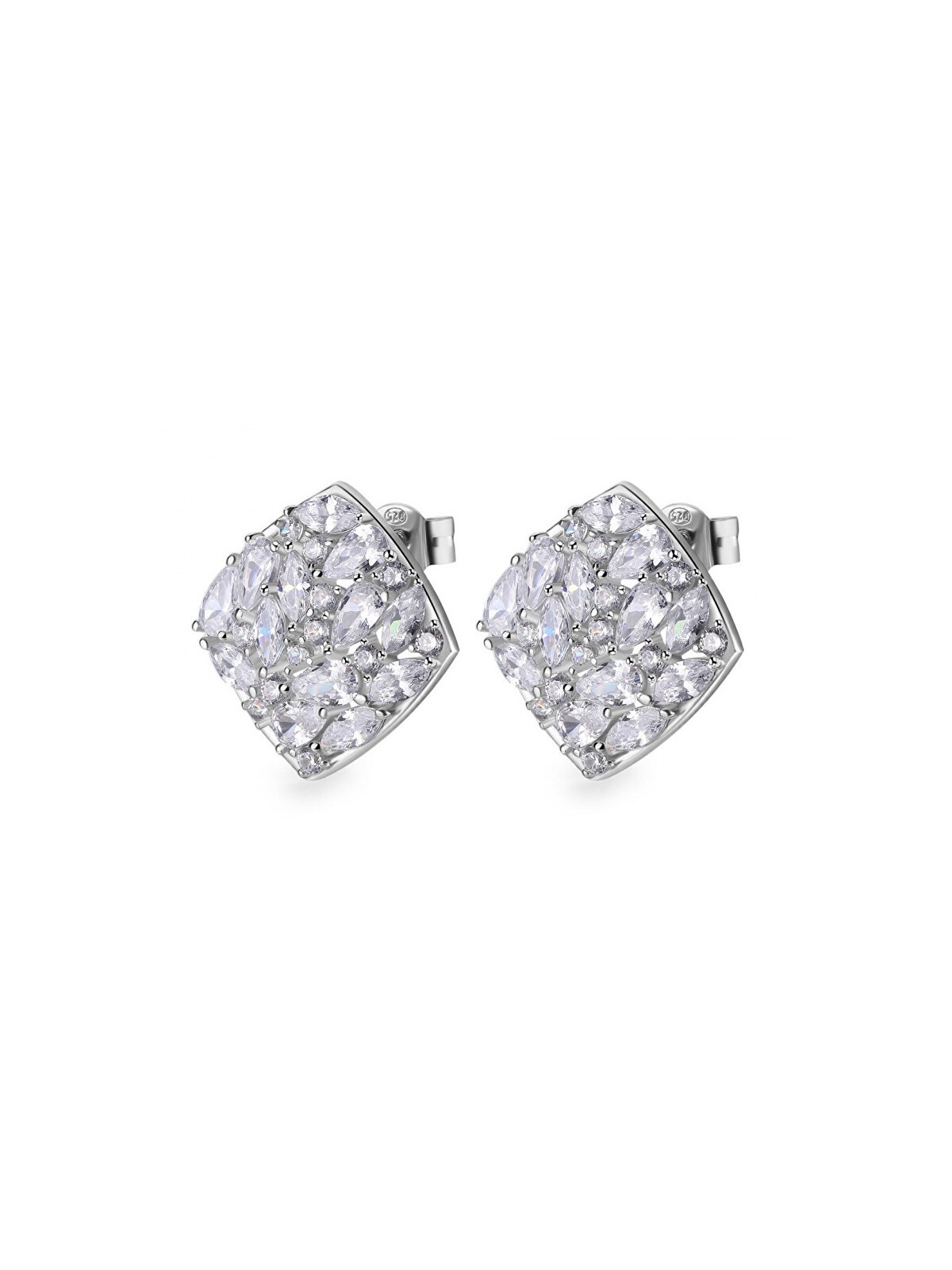 Rosato Orecchini scintillanti in argento Gemma RZGE40 donna