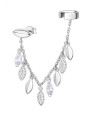 Rosato Elegante orecchino singolo in argento con zirconi Gaia RZGA54 donna