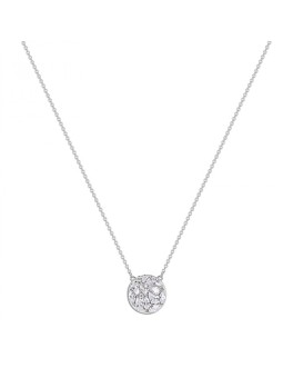 Rosato Elegante collana in argento con gemma in zirconi cubici RZGE09 donna