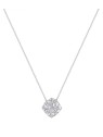 Rosato Collana in argento sterling con zirconi cubici trasparenti Gemma RZGE07 donna