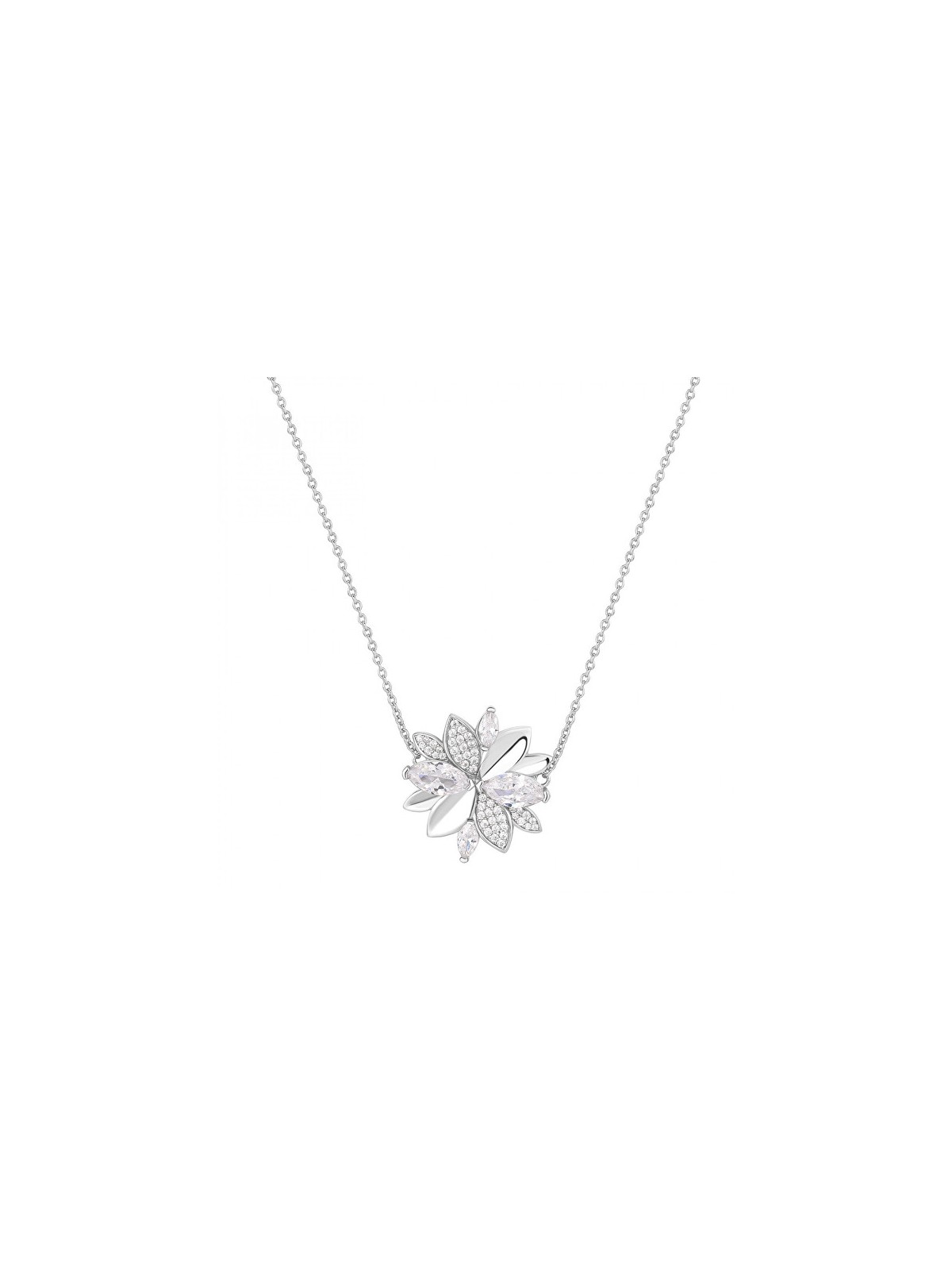 Rosato Splendida collana con fiori in argento sterling RZGA42 donna