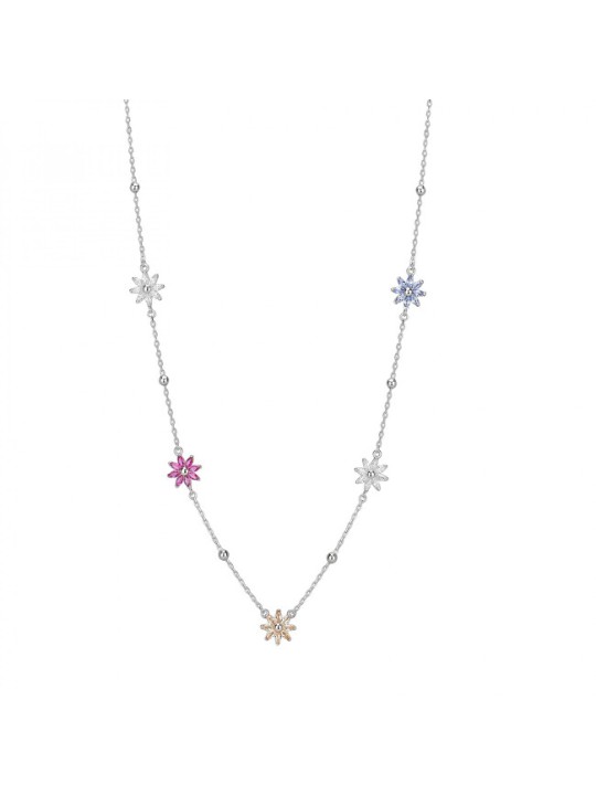 Rosato Incantevole collana da donna con zirconi colorati Gaia RZGA65 donna