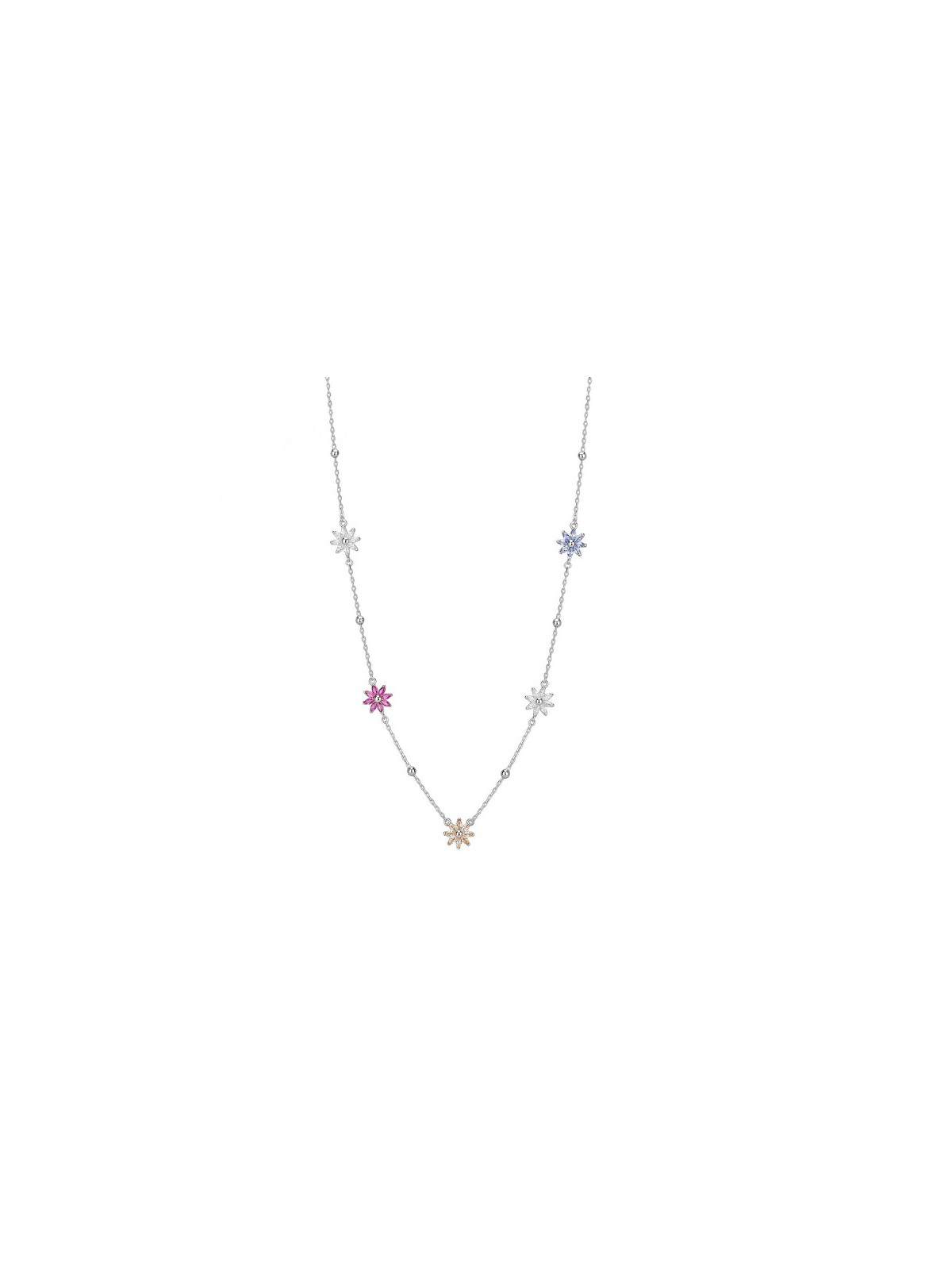 Rosato Incantevole collana da donna con zirconi colorati Gaia RZGA65 donna