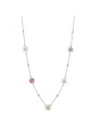 Rosato Incantevole collana da donna con zirconi colorati Gaia RZGA65 donna