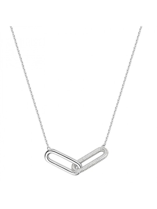 Rosato Incantevole collana in argento con zirconi Bianca RZBI60 donna