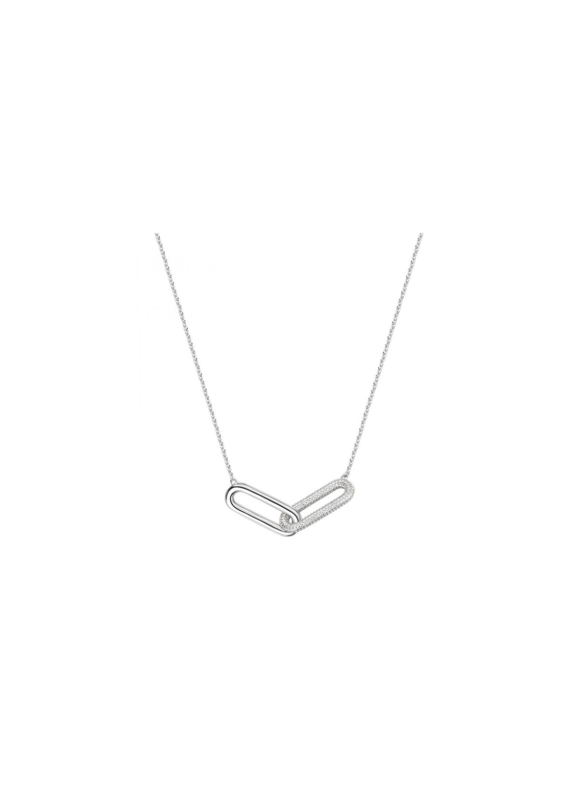 Rosato Incantevole collana in argento con zirconi Bianca RZBI60 donna