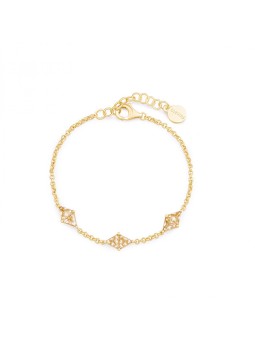 Rosato Bracciale coordinato placcato oro con zirconi cubici Vittoria RZVT12 donna