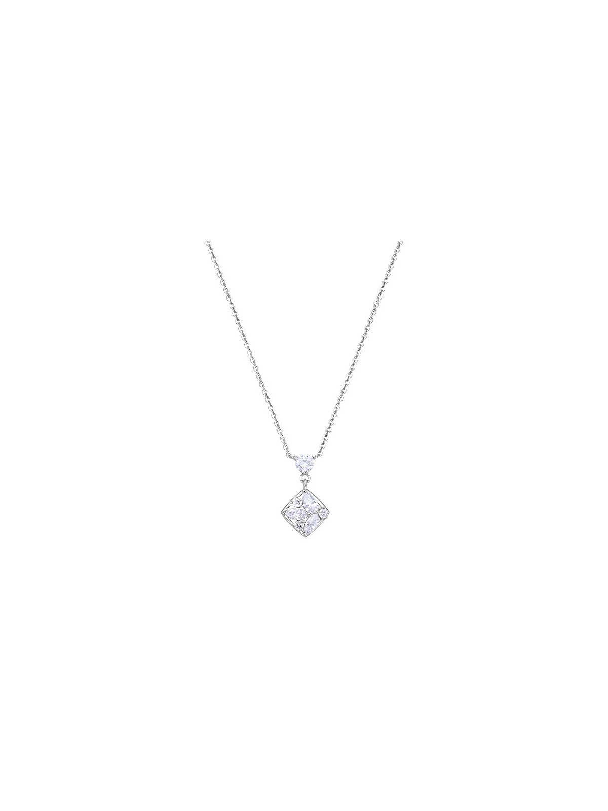 Rosato Elegante collana in argento con zirconi cubici Gemma RZGE54 donna
