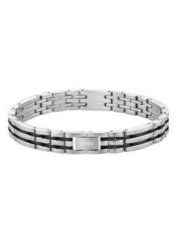 Hugo Boss Bracciale bicolore senza tempo da uomo Wesley 1580814 uomo