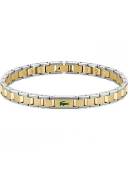 Lacoste Bracciale da uomo in acciaio Metropole Edge 2040586 uomo