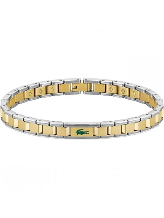 Lacoste Bracciale da uomo in acciaio Metropole Edge 2040586 uomo