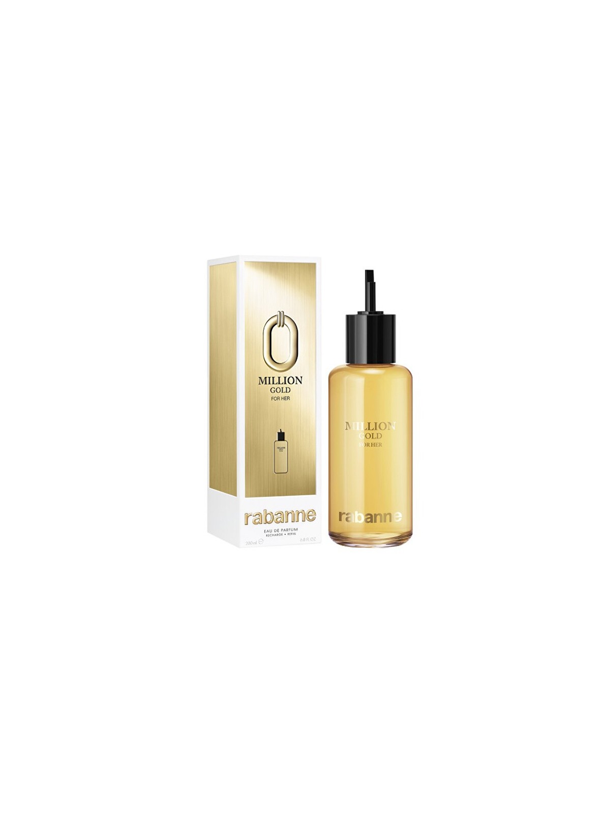 Rabanne Ricarica di profumo MILLION GOLD FOR HER eau de parfum 200ml donna