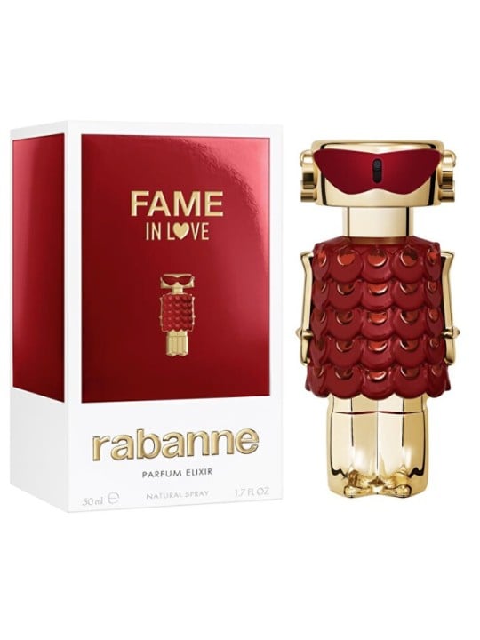 Rabanne FAME IN LOVE PARFUM ELIXIR eau de parfum vaporizzatore ricaricabile 80ml donna