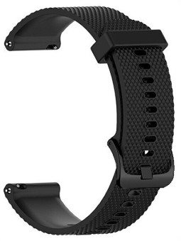 4wrist Cinturino per Garmin 20 mm - Nero unisex