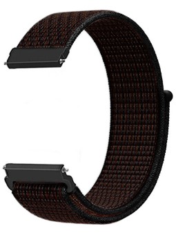 4wrist Cinturino ad anello per Samsung 6/5/4 - Nero unisex