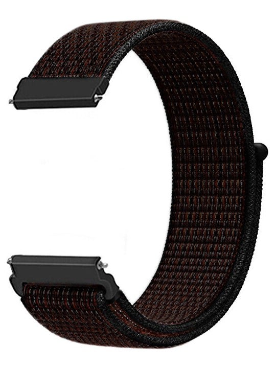 4wrist Cinturino ad anello per Samsung 6/5/4 - Nero unisex