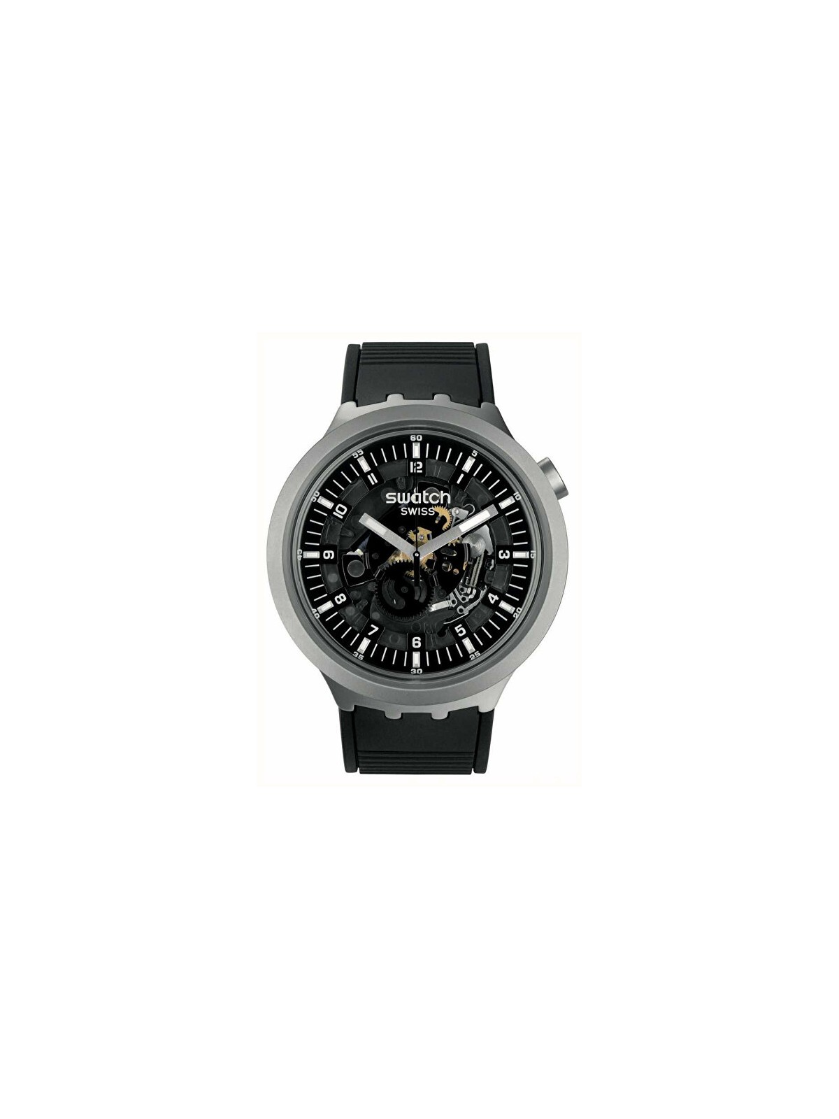 Swatch Grande, audace e oscura ironia SB07S105 unisex