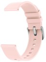 4wrist Cinturino universale in silicone con fibbia argentata da 22 mm - Rosa donna