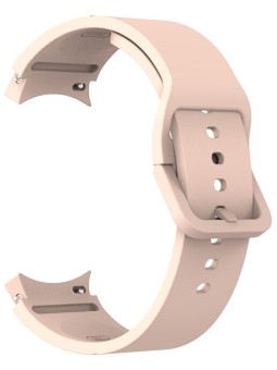 4wrist Cinturino in silicone per Samsung Galaxy Watch 6/5/4 - Rosa sabbia donna