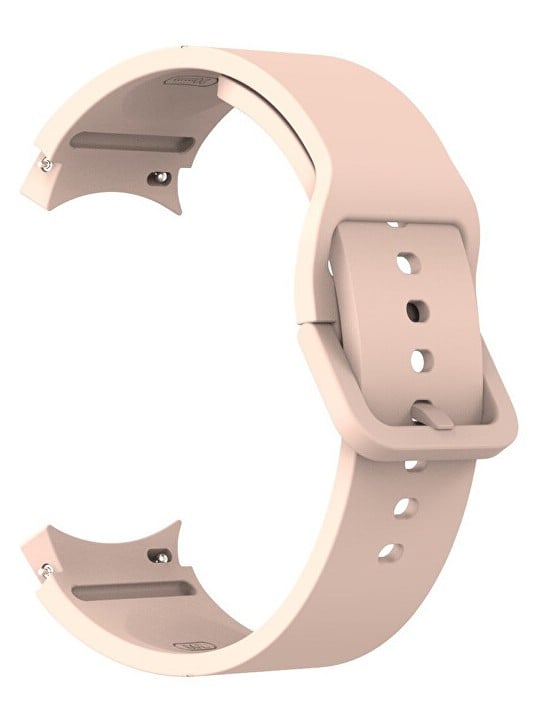 4wrist Cinturino in silicone per Samsung Galaxy Watch 6/5/4 - Rosa sabbia donna
