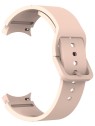 4wrist Cinturino in silicone per Samsung Galaxy Watch 6/5/4 - Rosa sabbia donna