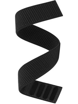 4wrist Cinturino in nylon ad anello per Garmin Fenix 7/6/5/Forerunner 935/945 - 22 mm - Nero unisex