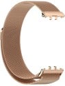 4wrist Cinturino per Samsung Fit 3 - Cinturino Milanese Loop Oro Rosa unisex