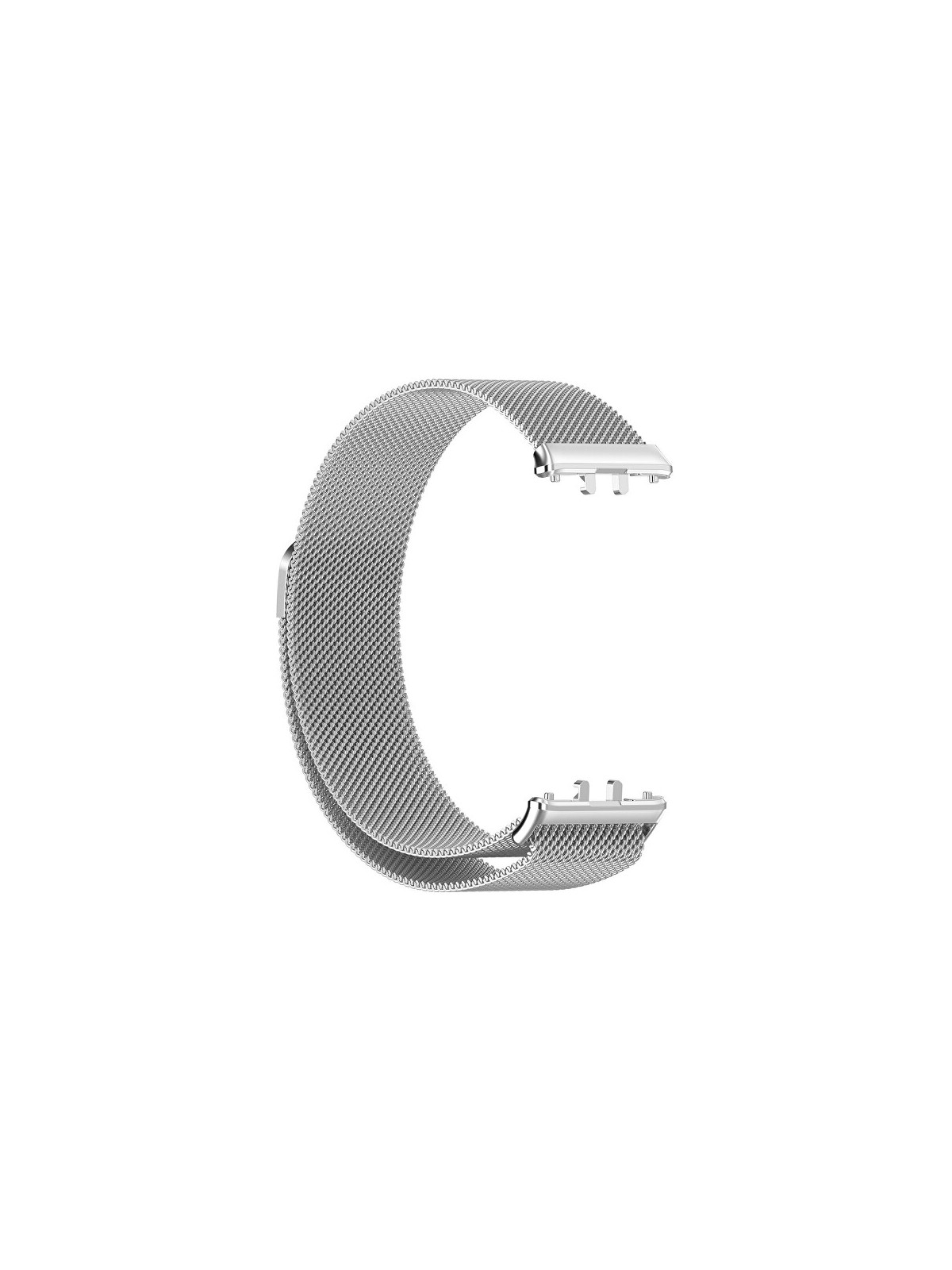 4wrist Cinturino per Samsung Fit 3 - Cinturino Milanese Loop Argento unisex