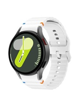 4wrist Cinturino in silicone per Samsung Galaxy Watch 7 - Bianco unisex