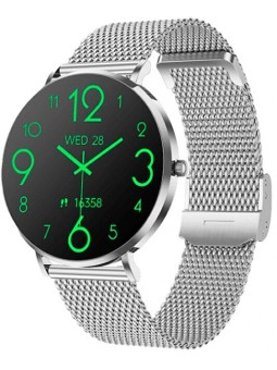 CARNEO Smartwatch CARNEO Phoenix HR+ 2a generazione, argento unisex