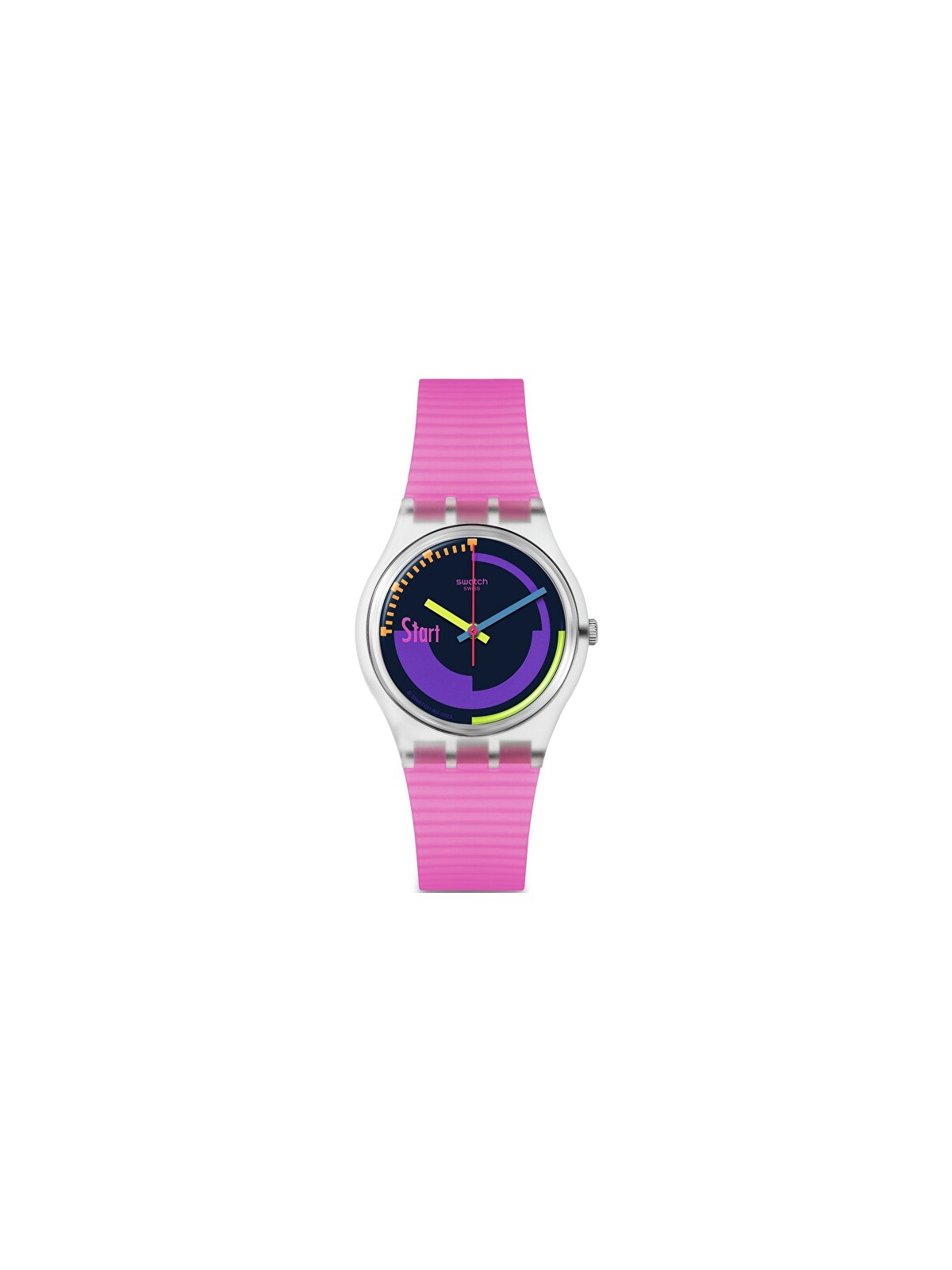 Swatch Podio rosa neon SO28K111 donna