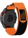 4wrist Cinturino in velcro per Garmin 22 mm - Arancione unisex