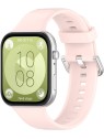 4wrist Cinturino in silicone per Huawei Fit 3 - Rosa donna