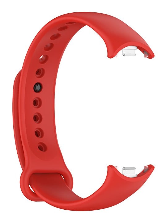4wrist Cinturino in silicone per Xiaomi 9 e 8 - Rosso unisex