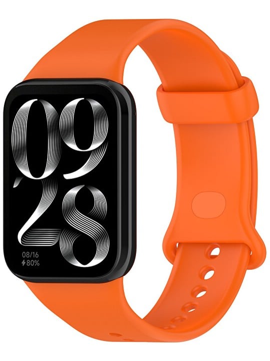 4wrist Cinturino in silicone per Xiaomi 9 Pro e 8 Pro - Arancione unisex