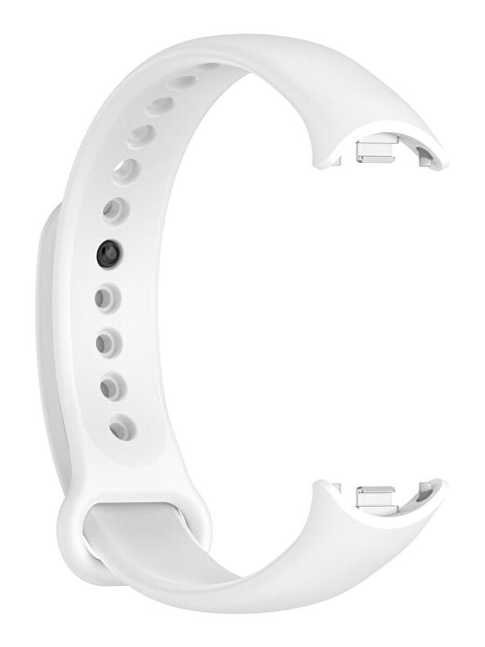 4wrist Cinturino in silicone per Xiaomi 9 e 8 - Bianco unisex