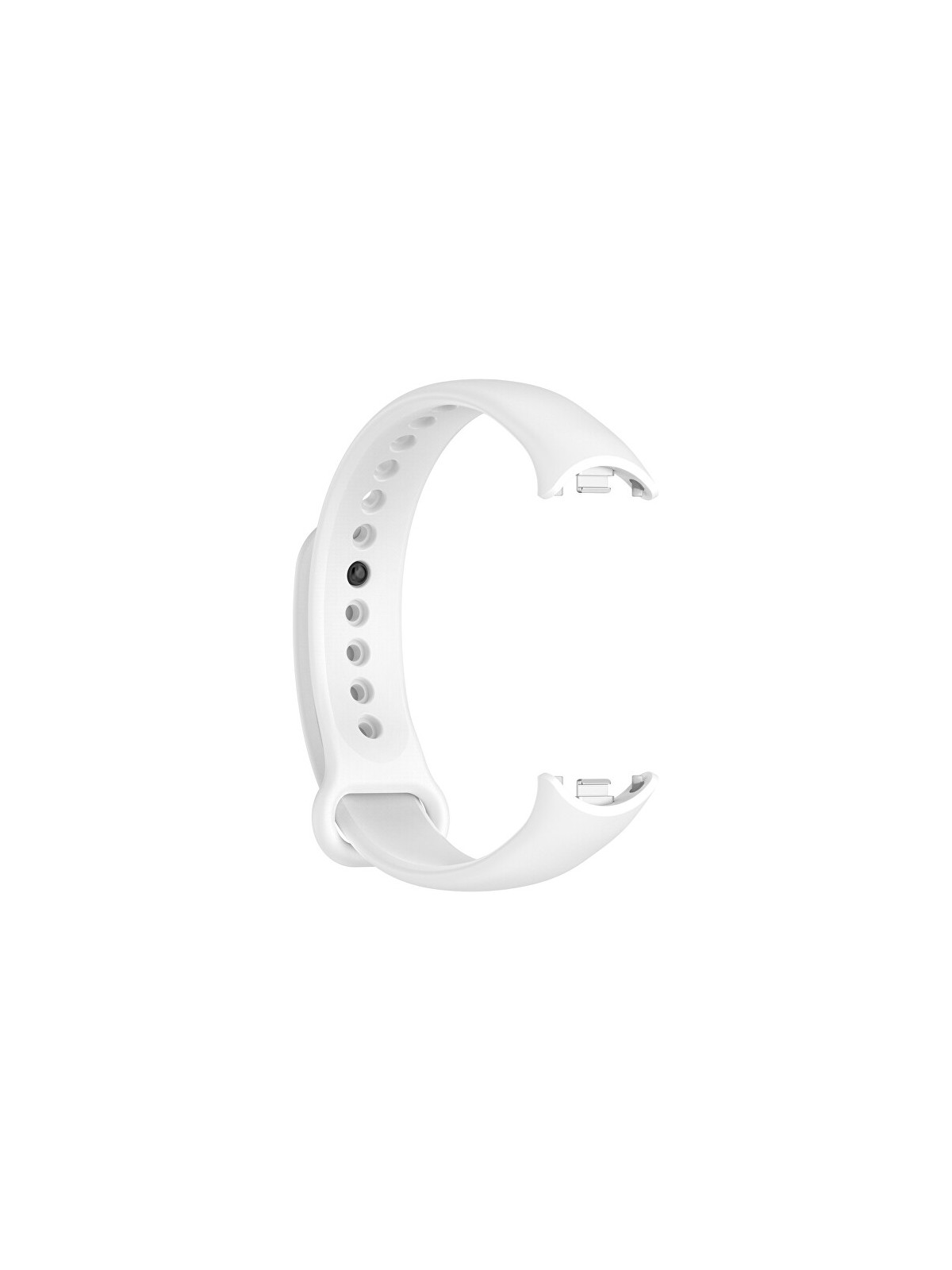 4wrist Cinturino in silicone per Xiaomi 9 e 8 - Bianco unisex