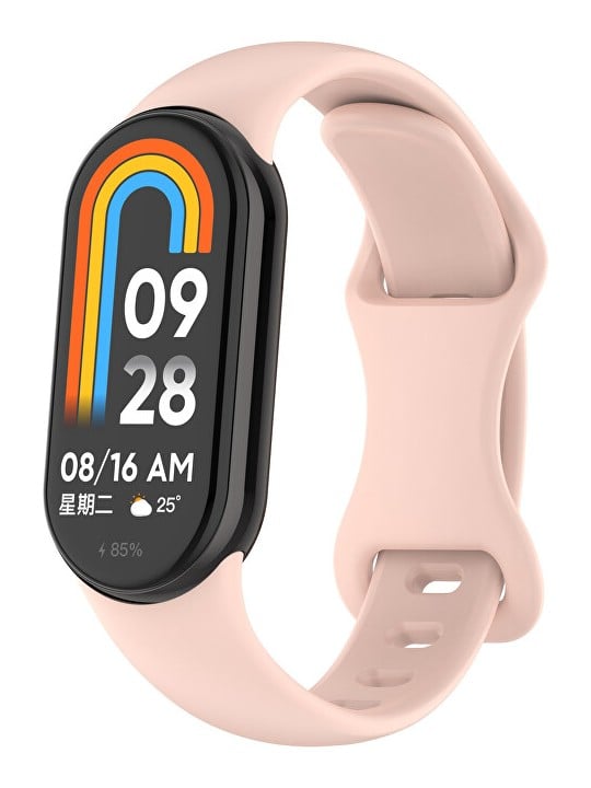 4wrist Cinturino in silicone per Xiaomi 9 e 8 - Rosa donna