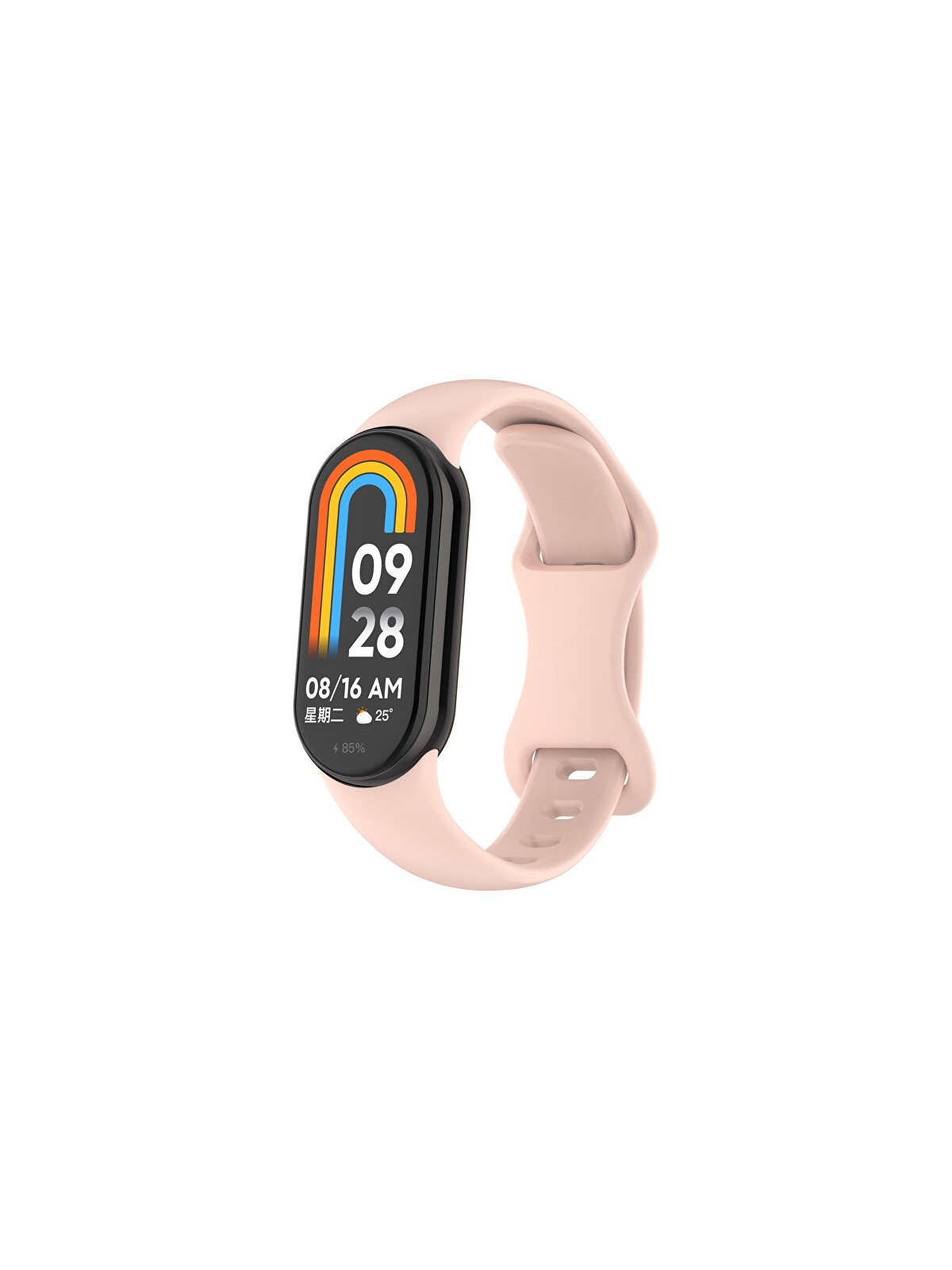 4wrist Cinturino in silicone per Xiaomi 9 e 8 - Rosa donna